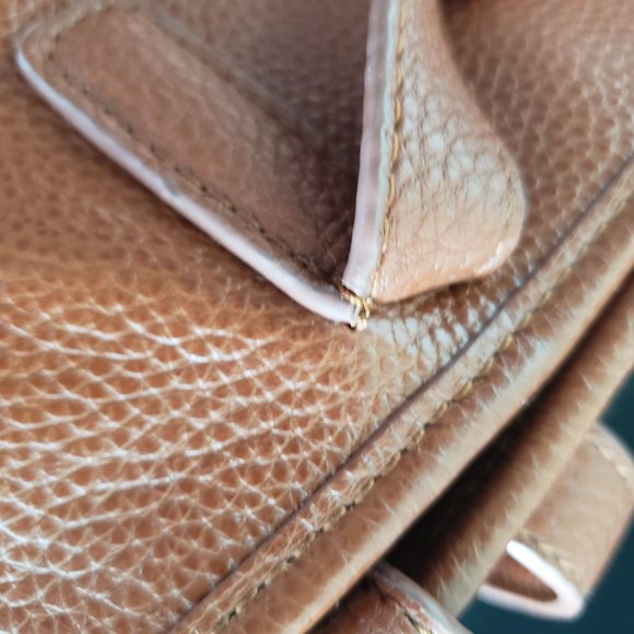 KGB Black Label Brown Leather Tote - Picture 7 of 11